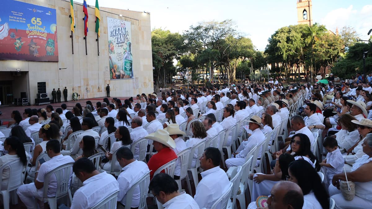 El Huila celebró 121 años con reconocimientos y un homenaje al Sanjuanero Huilense