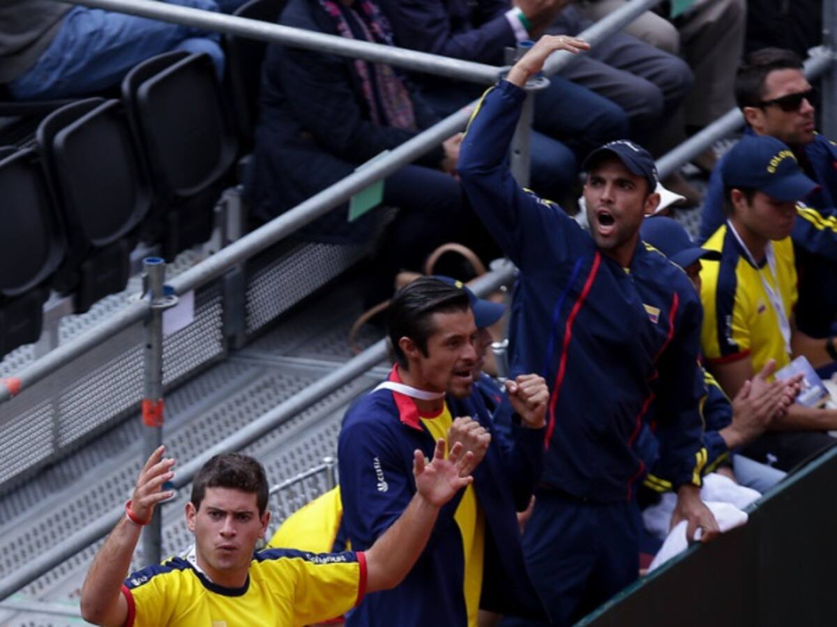 En dobles, Colombia va por la ventaja ante Croacia