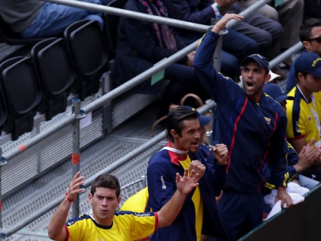 En dobles, Colombia va por la ventaja ante Croacia