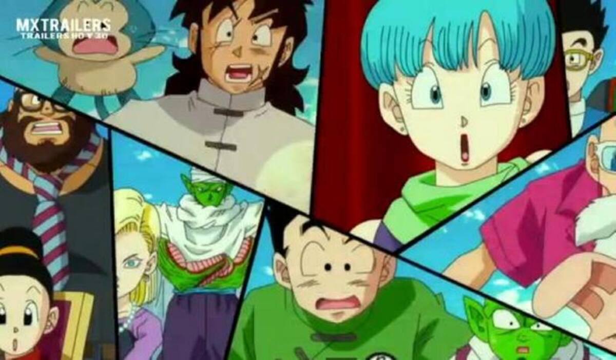 Los Guerreros Z en la fiesta de Bulma.