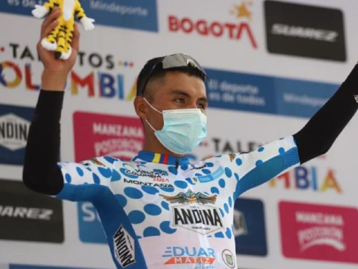 Yesid Pira ganó la cuarta etapa de la Vuelta a Colombia y es nuevo líder