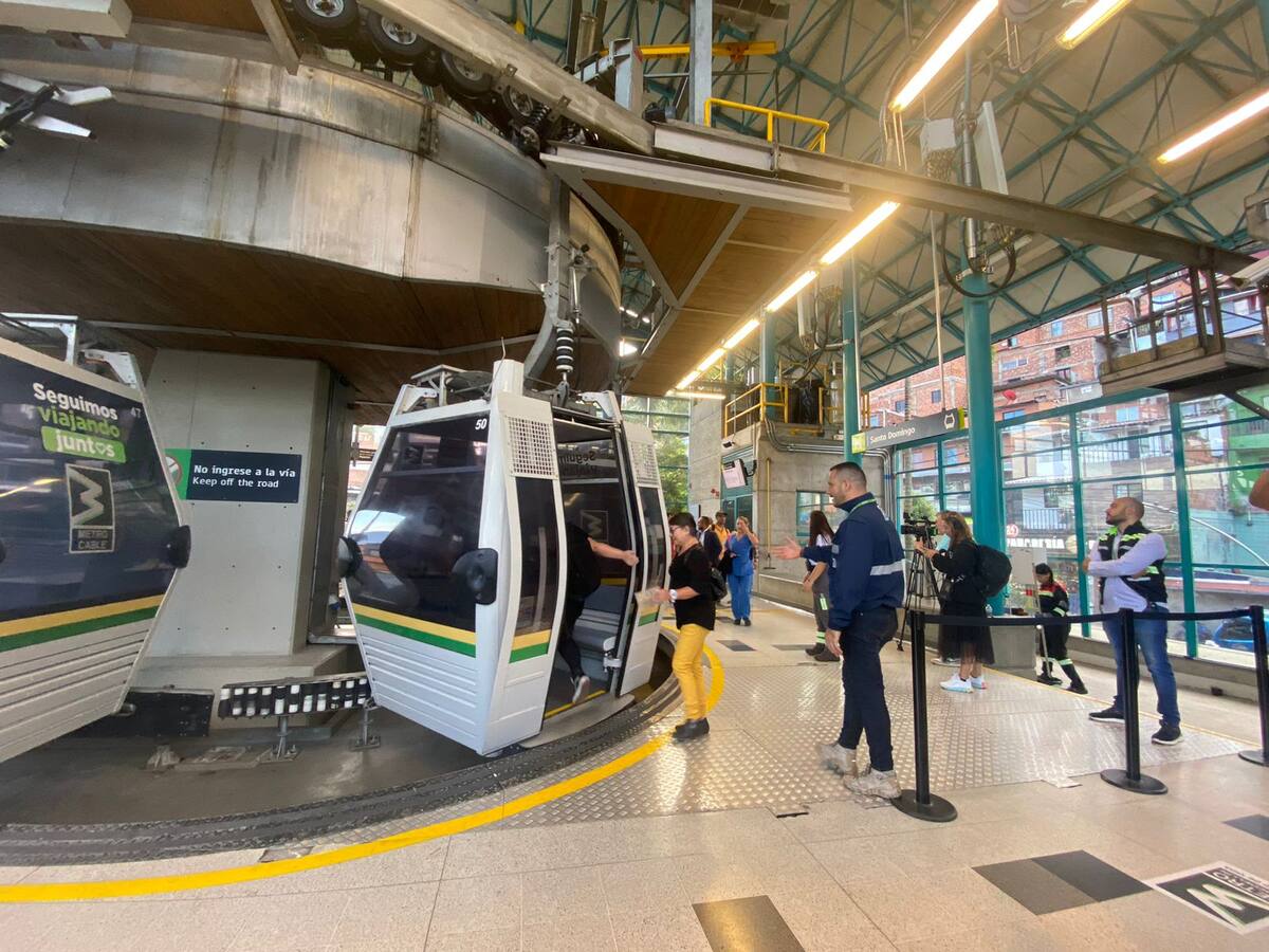 Ya volvió a operar la línea K del Metrocable. Esta fue la razón del accidente
