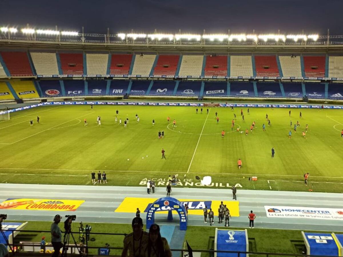 Avanza la cuenta regresiva para el partido de Colombia en el Metropolitano