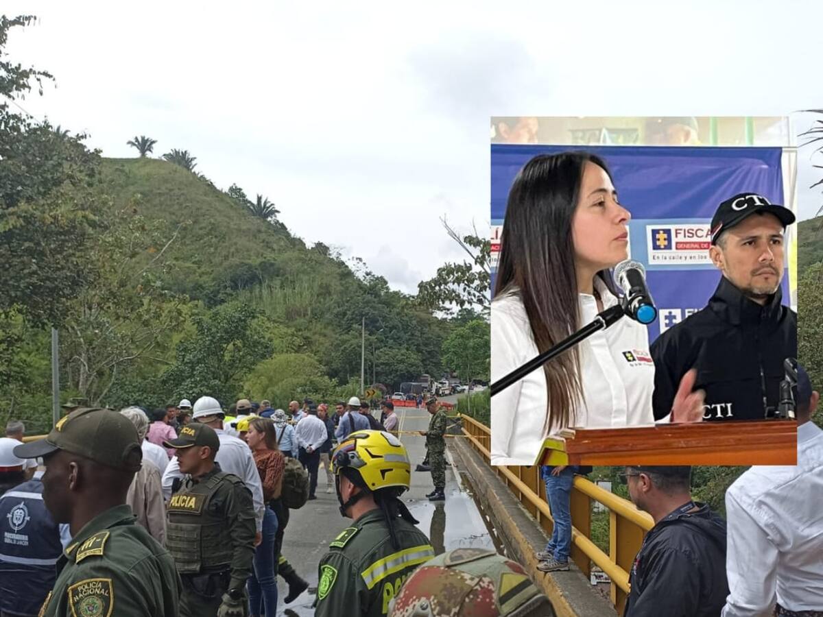 Equipo especial de la Fiscalía investiga causas del colapso del puente El Alambrado