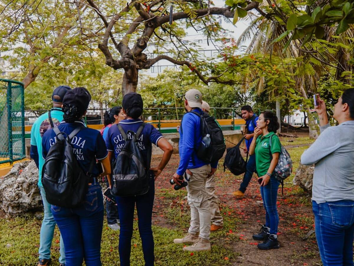 EPA Cartagena inspeccionó fauna silvestre en parque Centenario