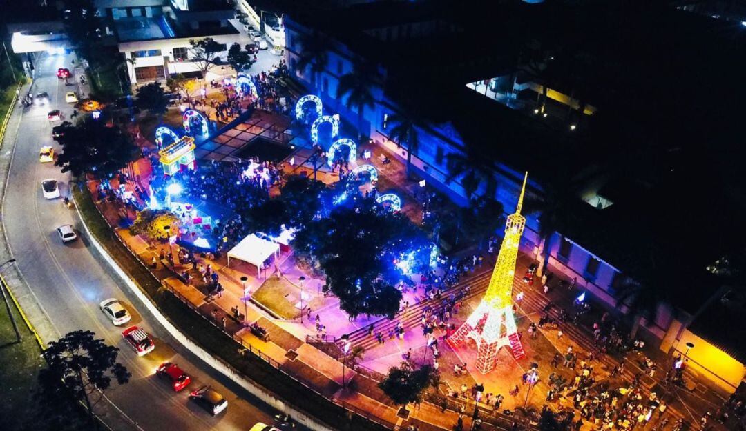 Alumbrado navideño en Ibagué