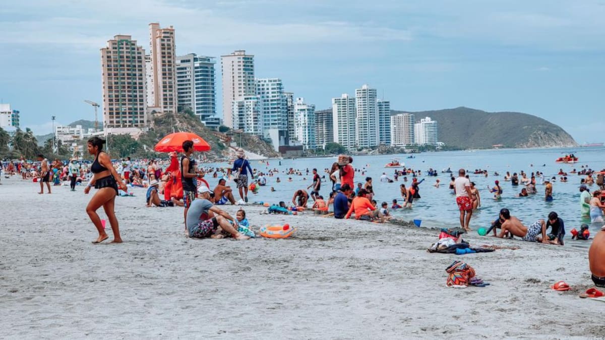Más de 51 mil bañistas ingresaron a las playas de Santa Marta