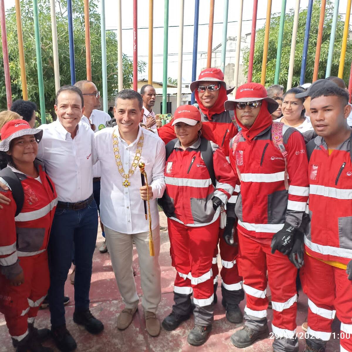 Veolia realizó limpieza integral en el Parque de Bruselas