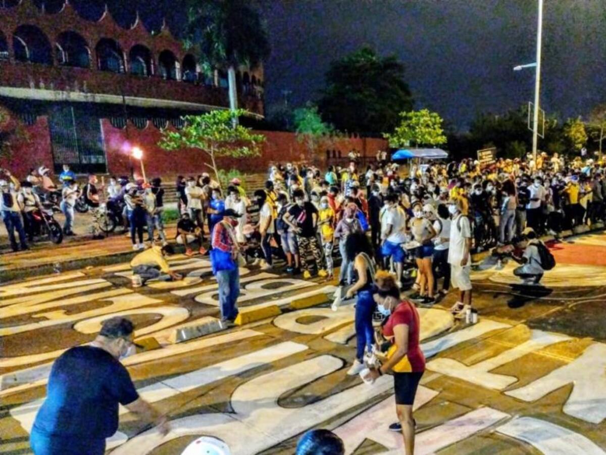 Marcha nocturna, cultural, de paz y reconciliación en Cartagena