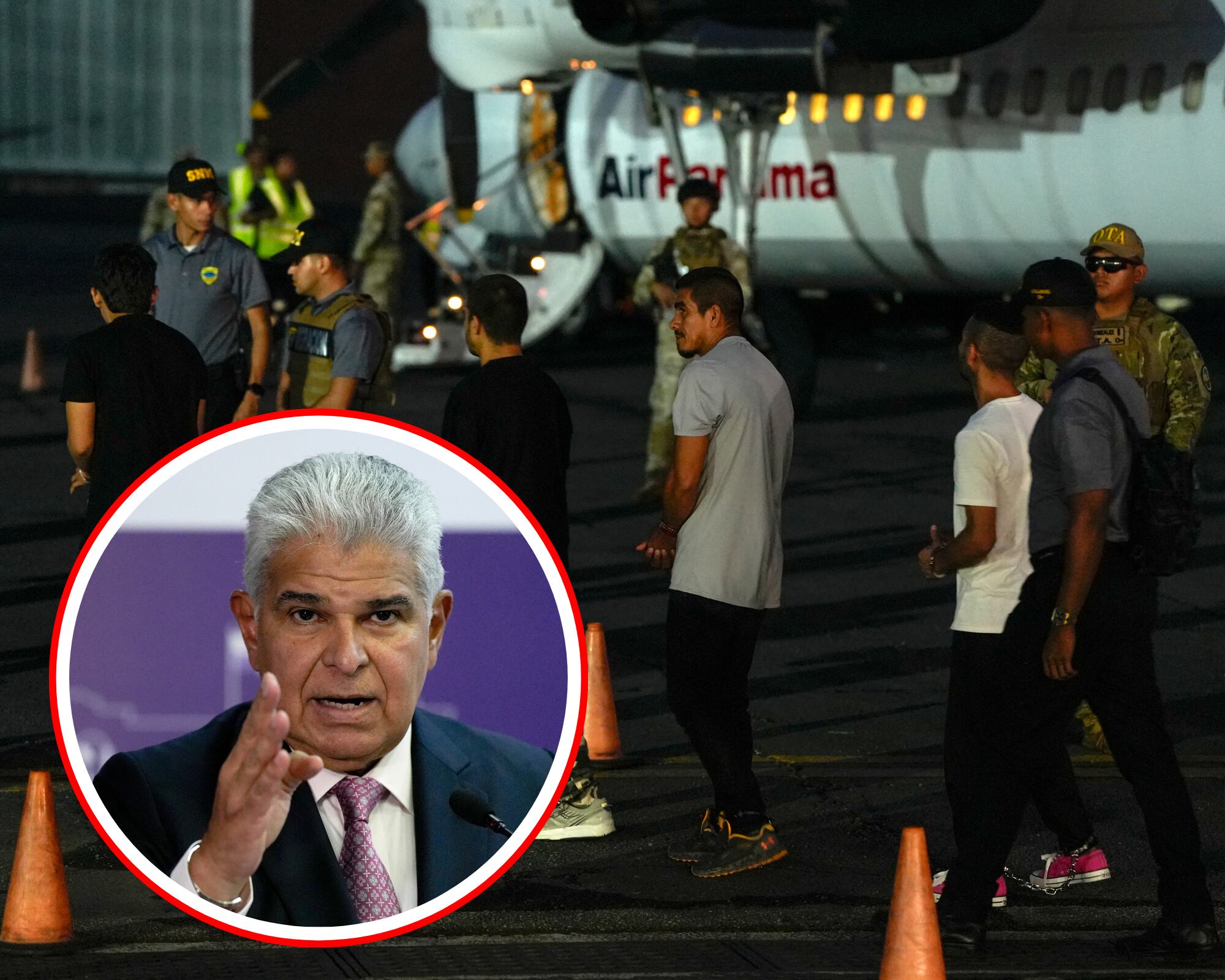 El presidente de Panamá, José Raúl Mulino, reveló el calendario de deportación de migrantes ilegales para el futuro cercano, entre los destinos se incluye Colombia, Ecuador, India y China.
(Foto: Getty / Caracol Radio)