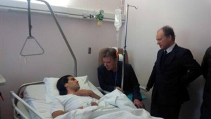 Santos se reunió con Falcao y le expresó el apoyo de los colombianos