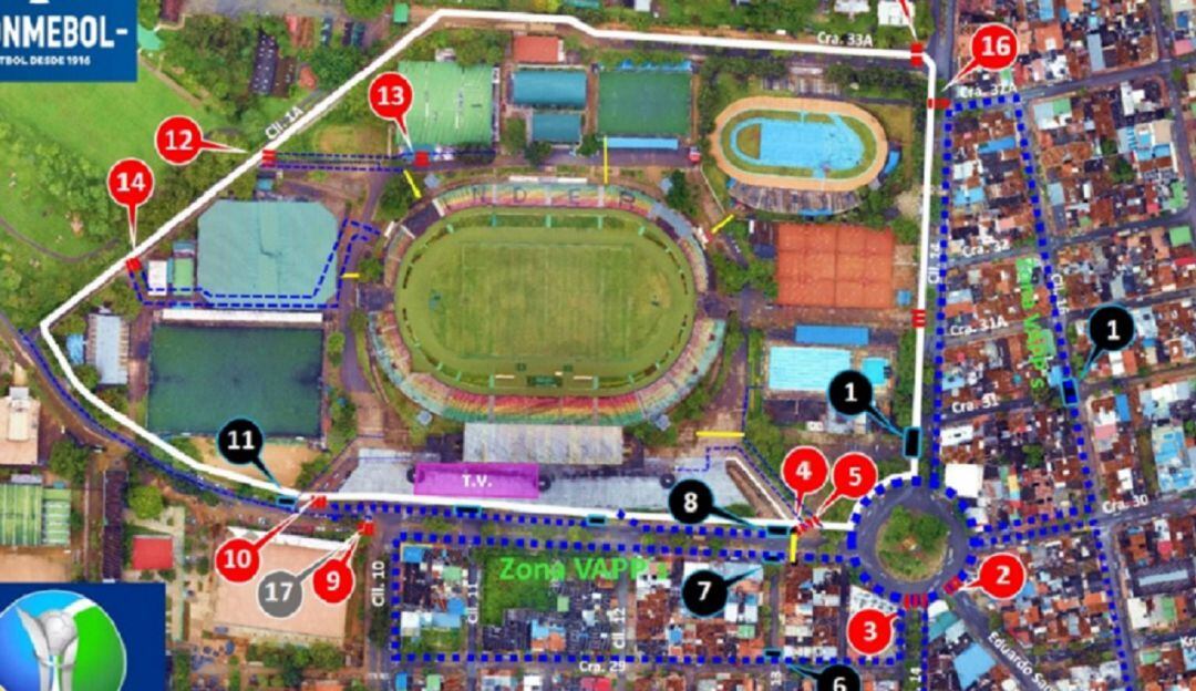 Por Copa América realizarán un censo en residentes de alrededores del estadio Alfonso López.