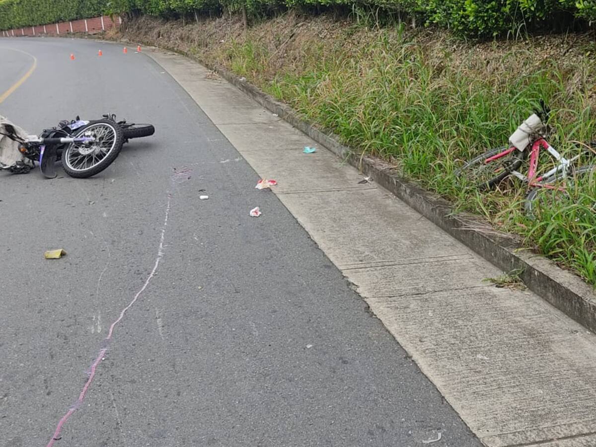 Dos muertos en hechos aislados de accidentes de Tránsito en vías del Quindío
