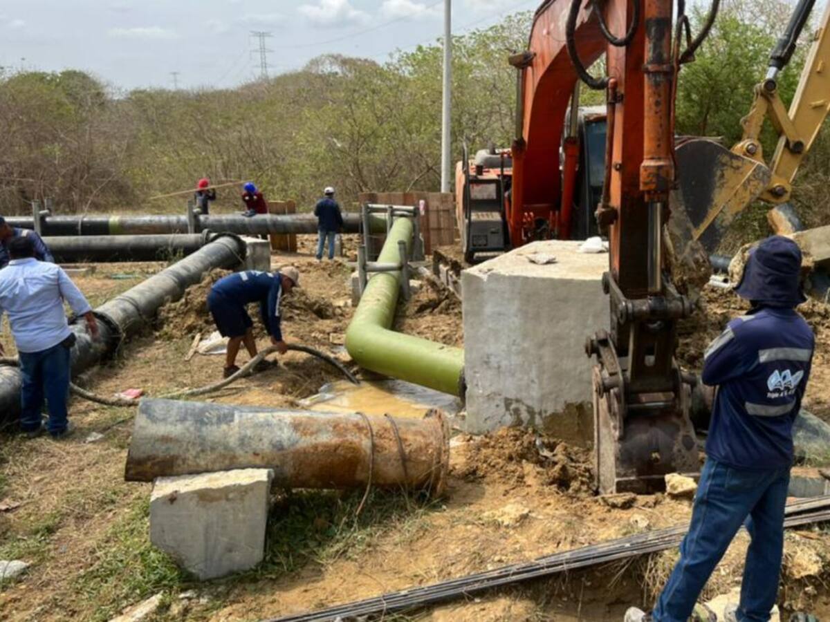 Después de 48 horas volvió el agua a los municipios costeros del Atlántico