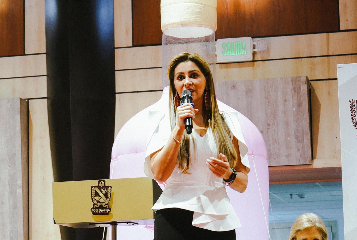 Adriana Magali Matiz, gobernadora del Tolima. Foto: Gobernación del Tolima