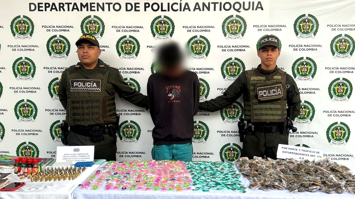Capturan a alias “Chiqui” por microtráfico en el Nordeste Antioqueño
