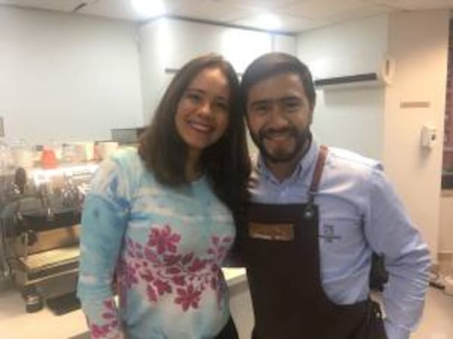"El Sabor de Colombia" invitado al entrenamiento del Barista Ronald Valero