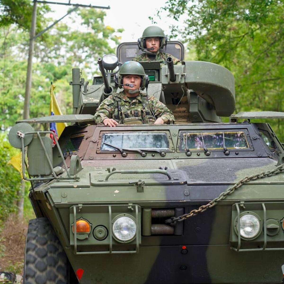 Inició despliegue militar y de policía en vía Panamericana: vehículos blindados y drones