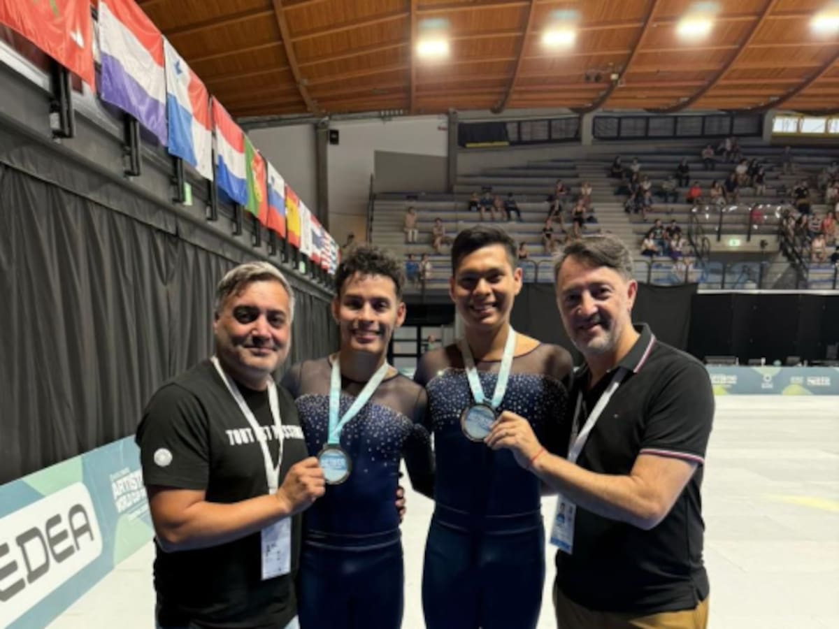 Vallecaucanos brillan con Colombia en la Final de la Copa Mundo de Patinaje Artístico en Italia