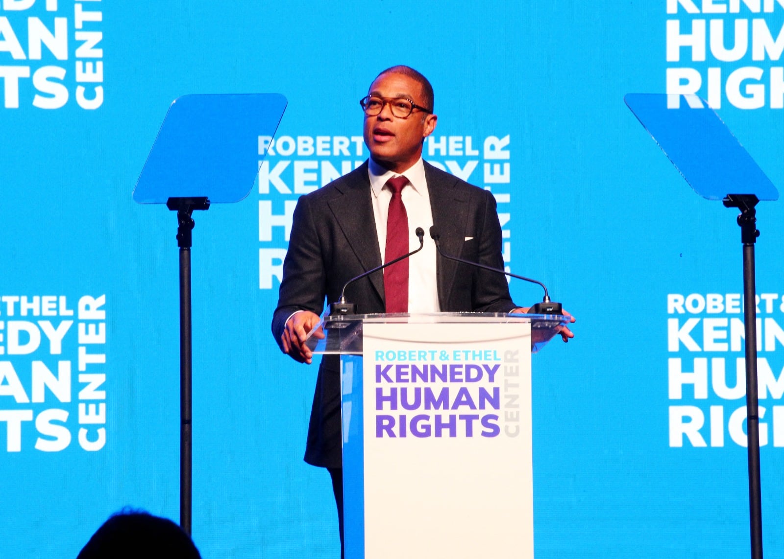 NEW YORK, NEW YORK - DECEMBER 09: Don Lemon speaks onstage during the Robert F. Kennedy Human Rights' 2025 Ripple of Hope Gala at New York Hilton on December 09, 2025 in New York City. Astrid Stawiarz/Getty Images for RFK Ripple Of Hope/AFP (Photo by Astrid Stawiarz / GETTY IMAGES NORTH AMERICA / Getty Images via AFP)