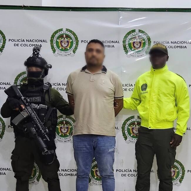 Alias Secre, jefe de finanzas del Clan del Golfo en Urabá- foto policía Urabá