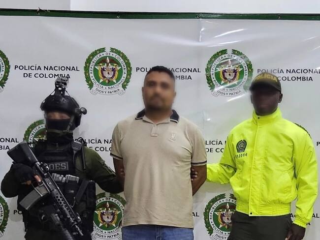 Alias Secre, jefe de finanzas del Clan del Golfo en Urabá- foto policía Urabá