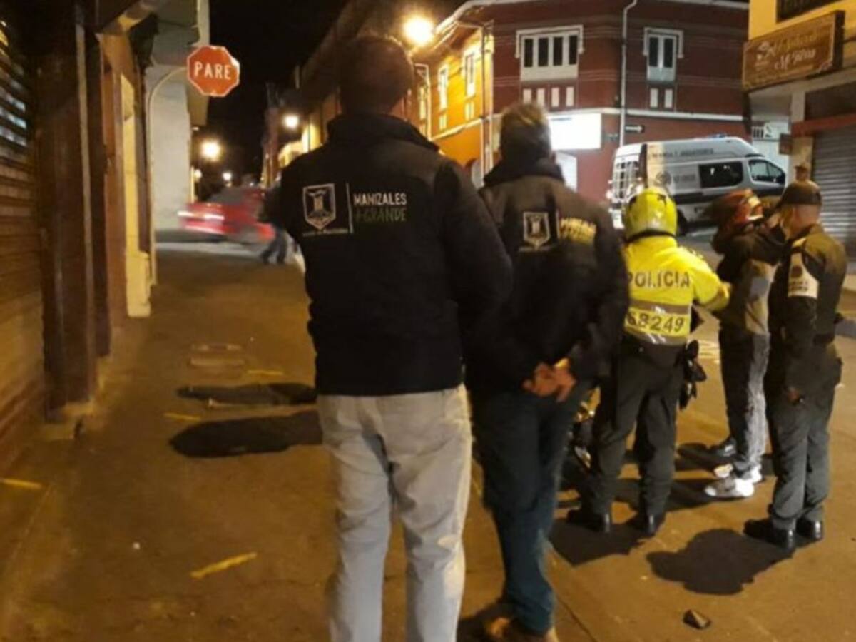 En controles de seguridad en Manizales debieron llevar 150 personas al CTP