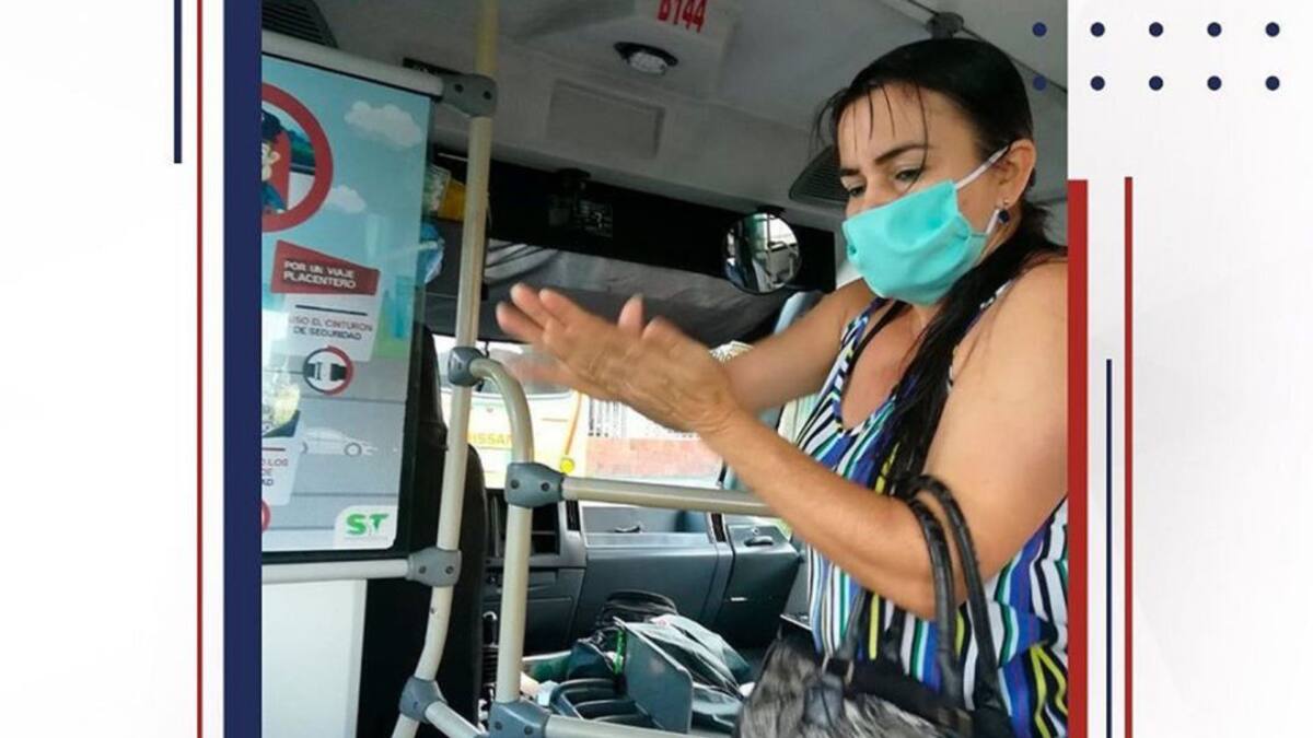 Usuarios de transporte público en Armenia deben portar tapabocas