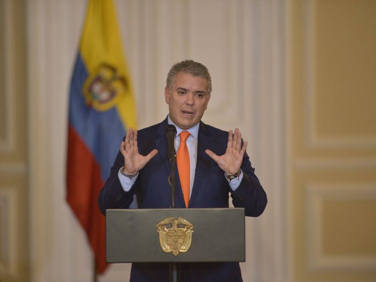 Duque insiste en que sin IVA habrá recortes a programas sociales