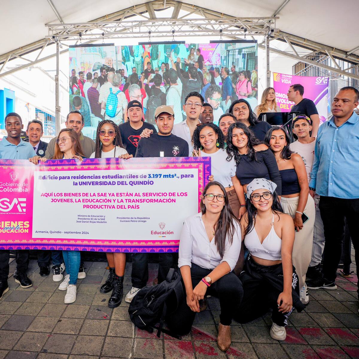 SAE entregó en Quindío de forma simbólica 5 predios para uso agrícola, paz y universitario