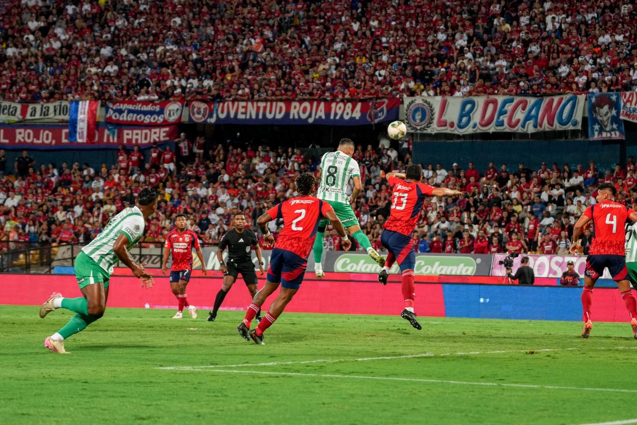 Nacional vs. Medellín en la fecha 2 del cuadrangular A de la Liga Colombiana 2025-II / Colprensa