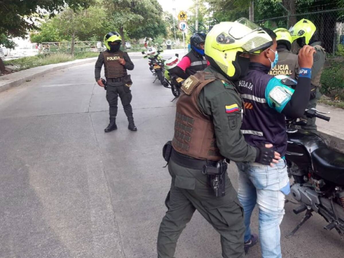En Cartagena operativos de control en Nelson Mandela y El Pozón