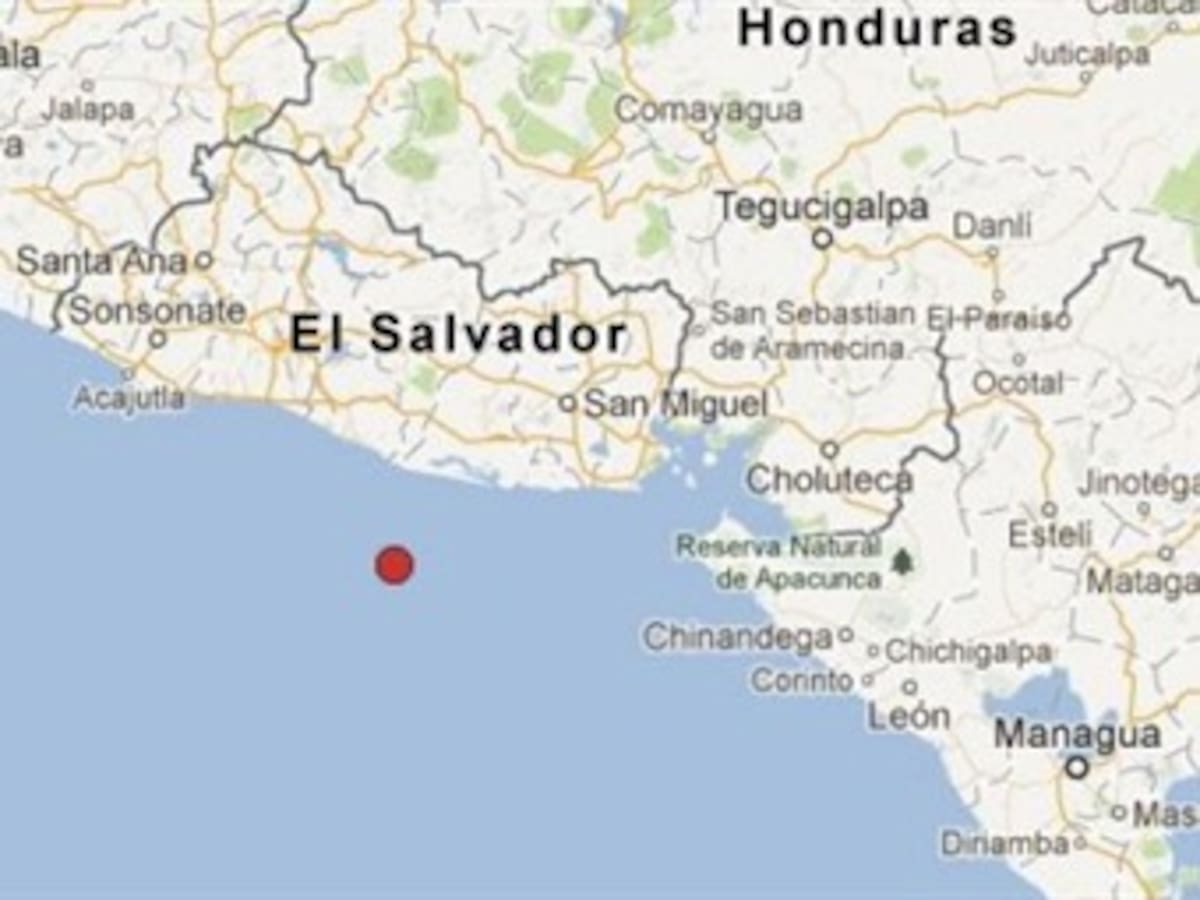 Un temblor de magnitud 3,9 sacude el Pacífico salvadoreño sin causar víctimas
