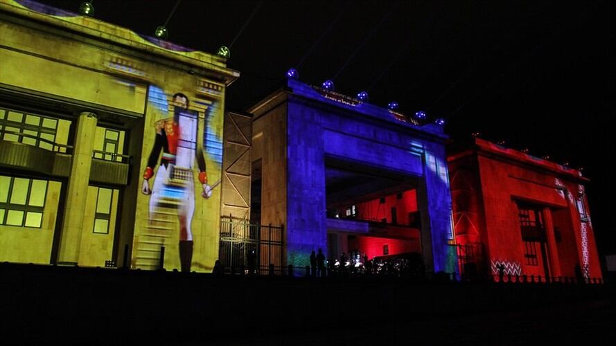 Bogotá, 15 de diciembre de 2016. En la Plaza de Bolívar de Bogotá, se llevó a cabo, del 16 al 23 de diciembre "La fiesta de las luces" . Foto: Colprensa