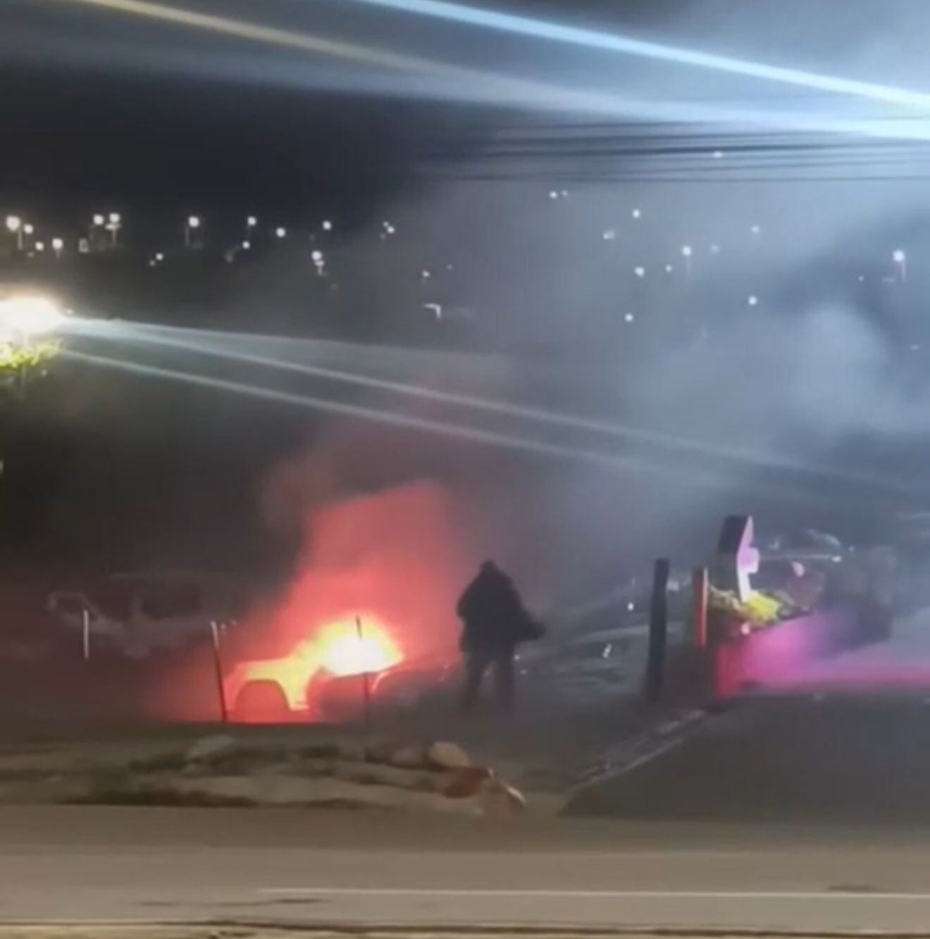 Atentado con granada en compra venta de vehículos. / Foto: Cortesía.