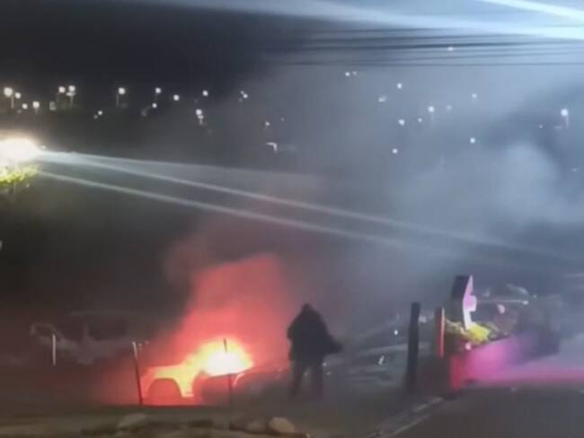 Atentado con granada en compra venta de vehículos. / Foto: Cortesía.