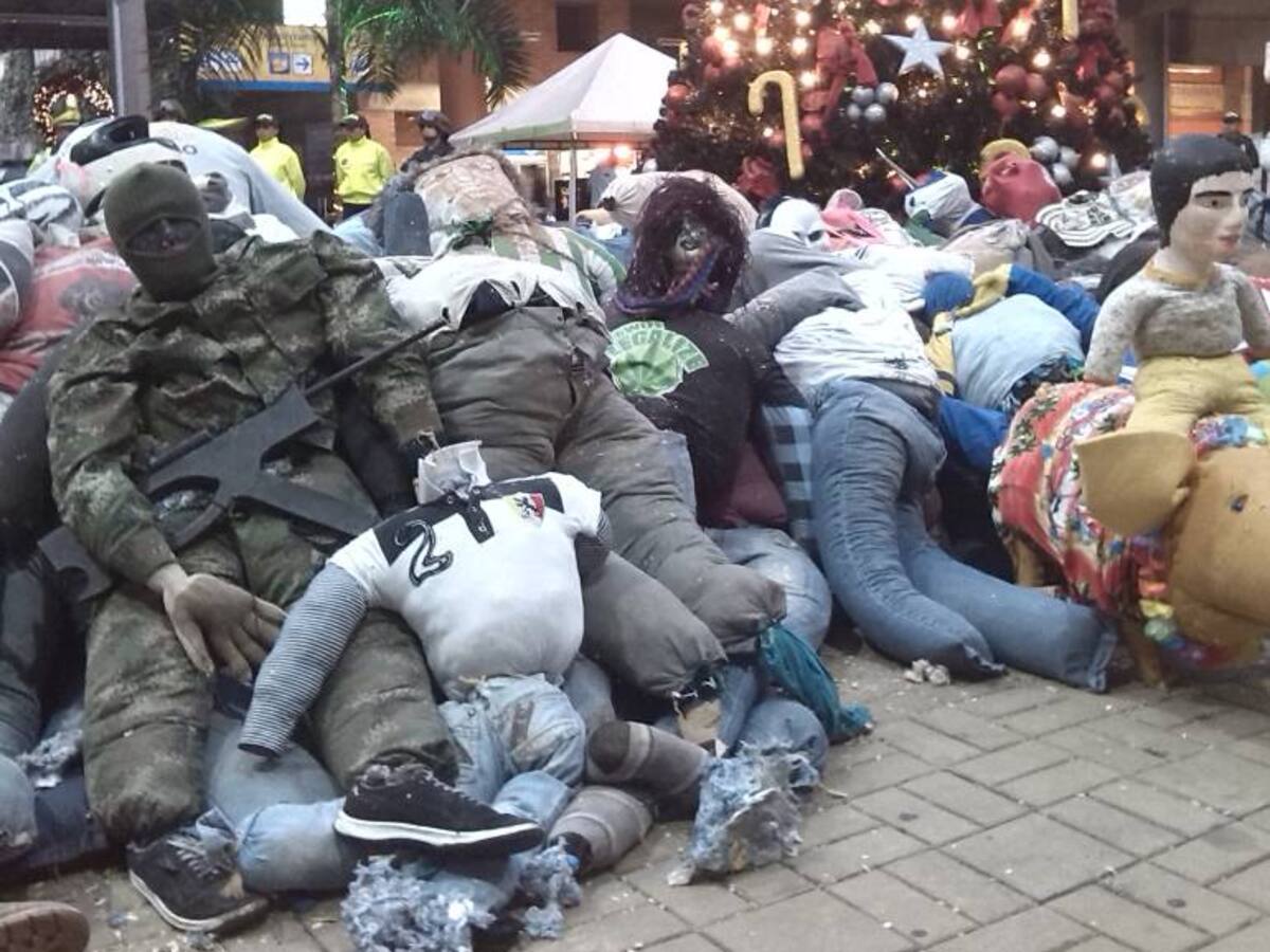 No queme muñecos el 31: está prohibido y lo pueden multar