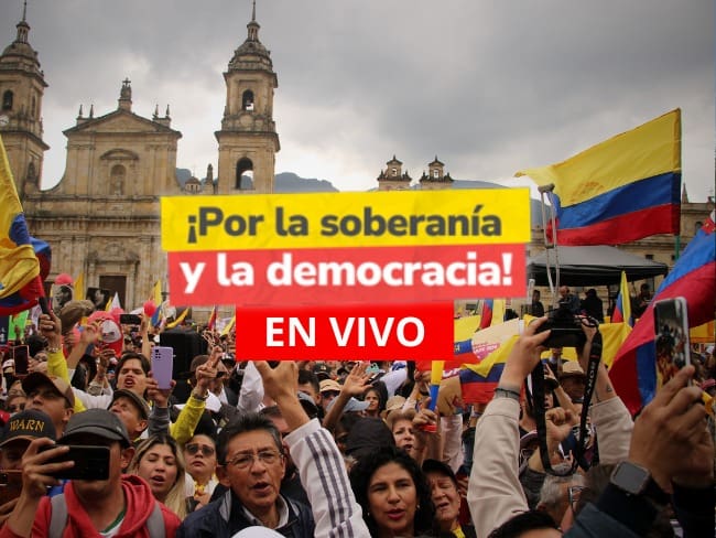 Marchas en Colombia por la soberanía, convocadas por Gustavo Petro