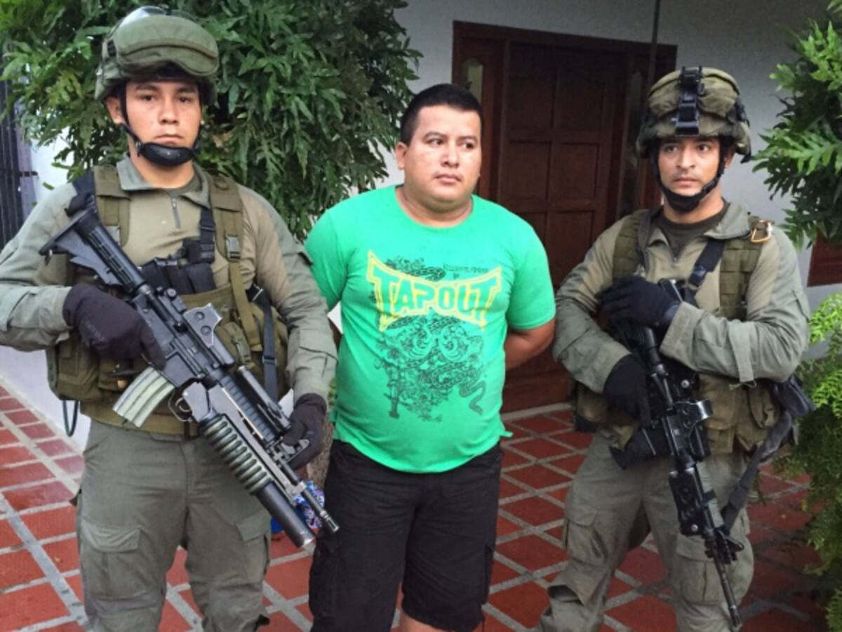 Capturan a alias Mateo, cabecilla del Clan Úsuga