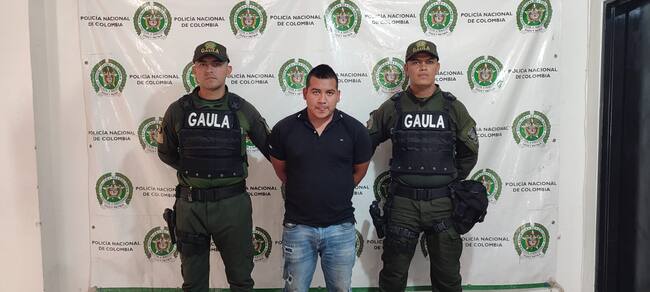 Alias ´El Gordo´ fue dejado a deposición de la Fiscalía por los delitos de concierto para delinquir y extorsión quien le dictó medida de aseguramiento.