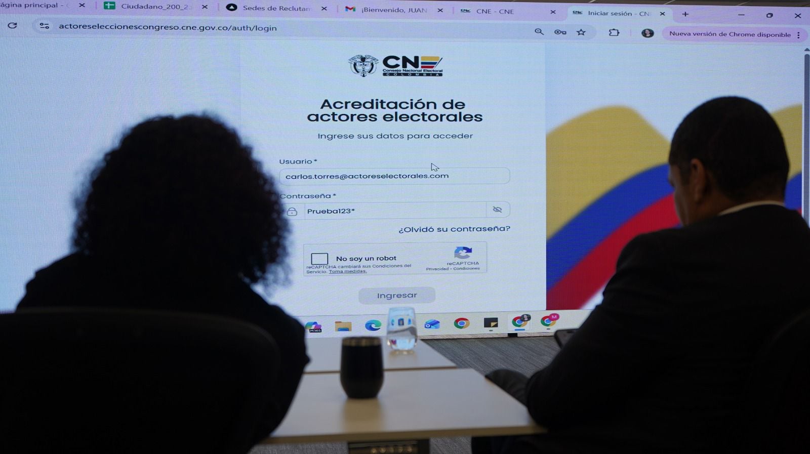Actores electorales se capacitarán en Medellín. Cortesía: CNE