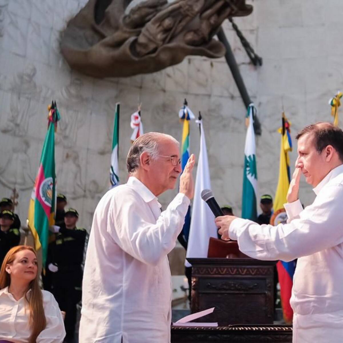 Eduardo Verano se posesionó como Gobernador del Atlántico: declaraciones y anuncios