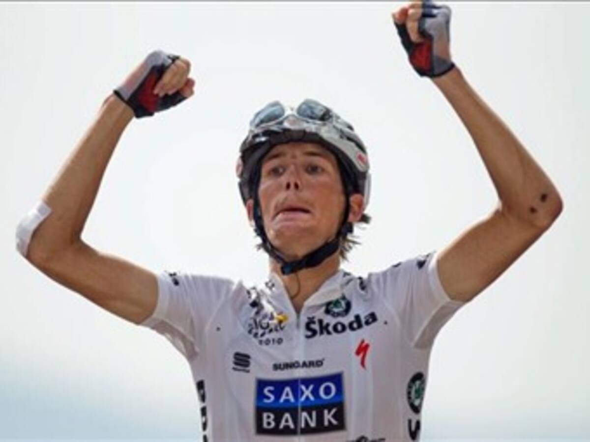Schleck gana la etapa de Morzin y Evans asume el liderato del Tour de Francia
