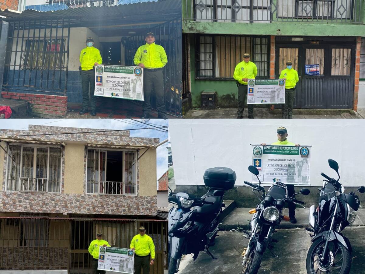 Mal llamadas “ollas” dedicadas al narcotráfico fueron objeto de extinción de dominio en Armenia