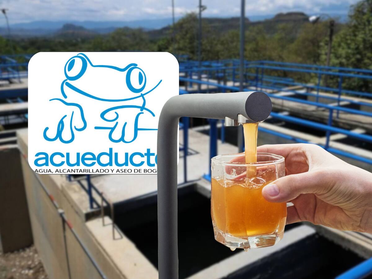 ¿Por qué está llegando el agua amarilla en sectores de Bogotá?: esta es la razón que dio el Acueducto