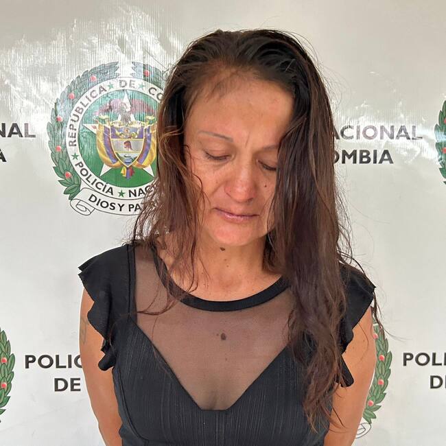 Mari Luz Ardila conocida como "La Flaca" . Foto Policía Neiva.