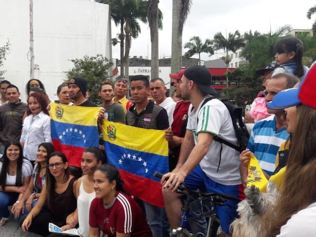 Venezolanos en Armenia se oponen al nuevo mandato del presidente Maduro