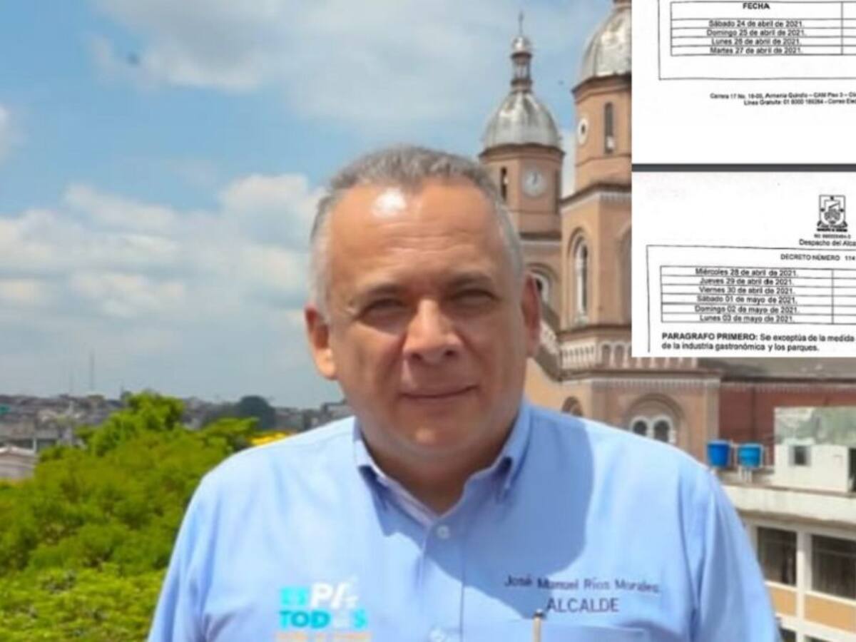 Pico y cédula en Armenia hasta el 3 de mayo dos dígitos por día