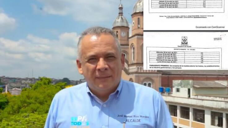 José Manuel Ríos, alcalde de Armenia