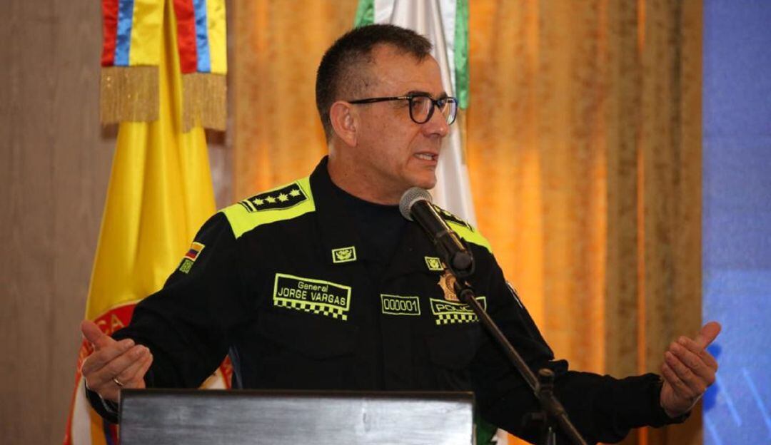 General Jorge Luis Vargas, en reunión con comandantes de Policía en Bogotá.